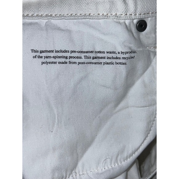 FRAME Le Vintage Bermuda Shorts White Denim Raw Hem High Rise Size 28 LVBSHJE171 - Picture 7 of 7